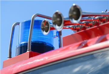 Blaulicht auf einem Feuerwehrauto