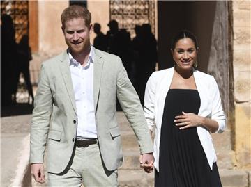 Hand in Hand: Prinz Harry von Großbritannien und seine Frau Meghan, Herzogin von Sussex.
