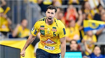 Handballer Martinovic überzeugt beim Sieg der Rhein-Neckar Löwen. 