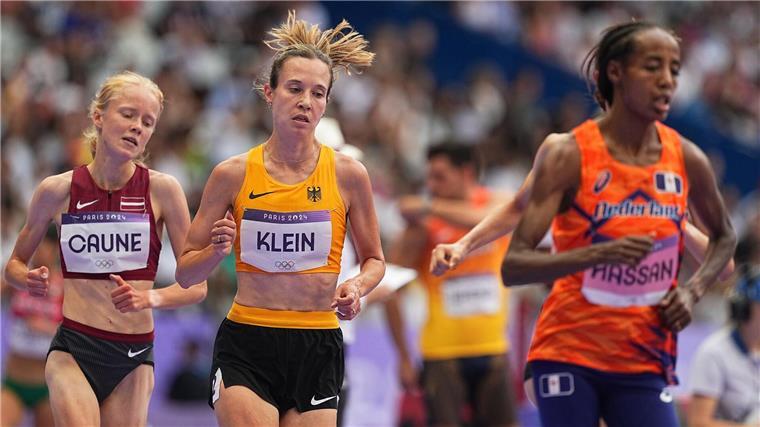 Hanna Klein war über 5000 Meter ohne Chance auf den Endlauf