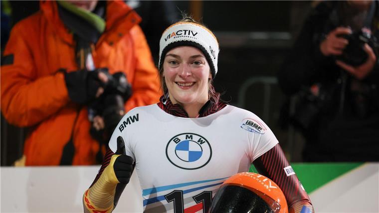 Skeleton: Grotheer feiert dritten Weltcupsieg - Neise Zweite Hannah Neise verbesserte sich im zweiten Lauf.