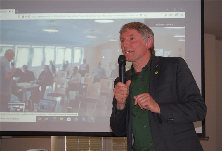 Wesermarsch: Hanso Janßen tritt für die Grünen an Hans-Joachim Janßen stellte seine Ziele während der Wahlversammlung in der Kreisvolkshochschule in Brake vor.