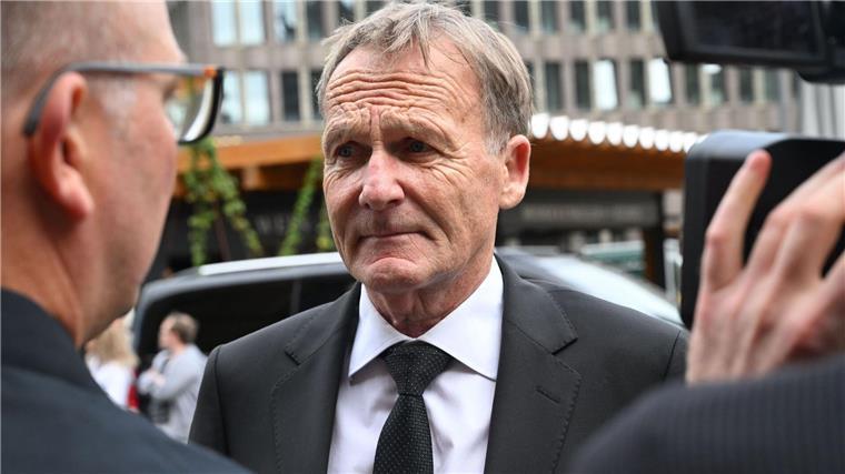 Hans-Joachim Watzke war einer der Gäste der Trauerfeier.