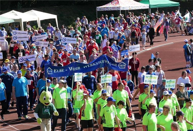 Bremerhaven von Special Olympics ausgewählt Hat Eindruck gemacht: Das Behindertensportfest in Bremerhaven zieht regelmäßig Athletinnen und Athleten aus der ganzen Region an. Wegen Corona musste man sich ein neues Format ausdecken.