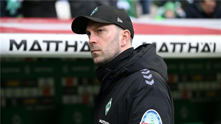 Hoffenheim siegt bei Lieblingsgegner: 3:1 gegen Werder Hatte viele Gründe, kritisch zu schauen: Werder-Trainer Ole Werner.