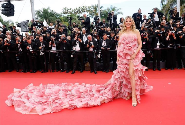 Heidi Klum ist in Cannes ein gerngesehener Gast.