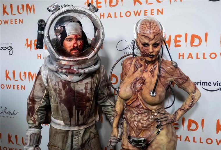 Heidi Klum gewährt ersten Blick auf Halloween-Kostüm Heidi Klum verbringt viele Stunden in der Maske für ihre Halloween-Verkleidung. (Archivbild)