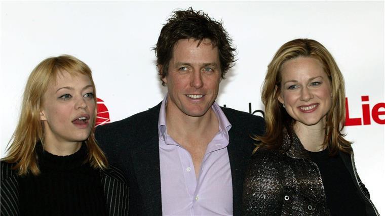 Weihnachtsklassiker „Tatsächlich... Liebe“ wird 20 Heike Makatsch, Hugh Grant und Laura Linney (l-r) bei der Premiere 2003 in München.