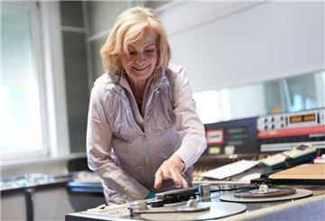 Heikedine Körting in ihrem Studio.