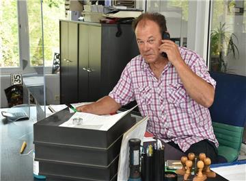 Heiko Köter hat im Büro