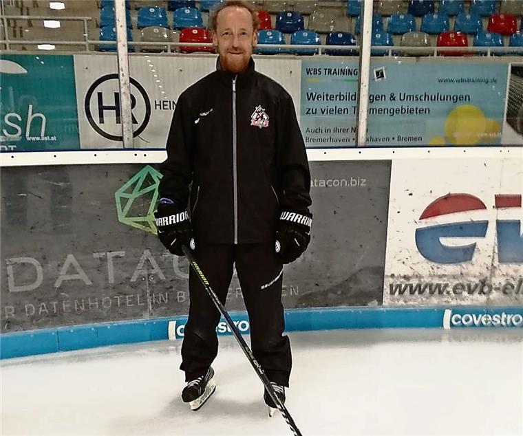 Heiko Niere ist einer von zwei hauptamtlichen Trainern beim REV Bremerhaven.