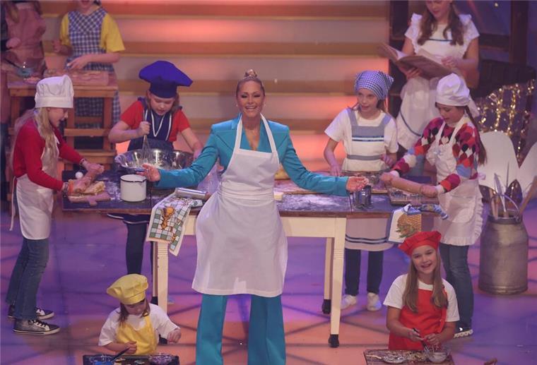 Helene Fischer kam als Überraschungsgast in die Show.