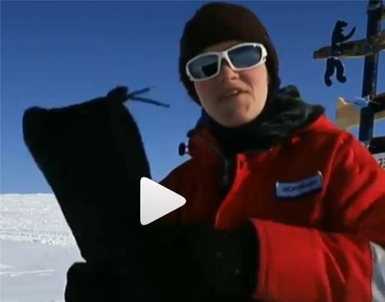 AWI Bremerhaven: Forscherin wird auch bei -35 Grad nicht kalt Helene Hoffmann erklärt im ARD-Morgenmagazin, wie man bei frostigen Temperaturen trotzdem keine kalten Füße kriegt