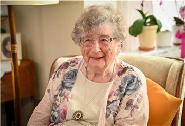 Helma Kossmann wurde am Dienstag 100 Jahre alt.