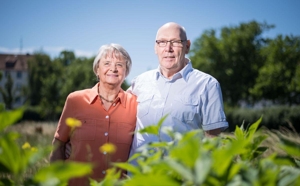 Herta und Uwe Riecherd feiern heute Diamantene Hochzeit .