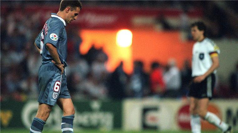 Heute Trainer, damals tragischer Held: Gareth Southgate im Jahr 1996.