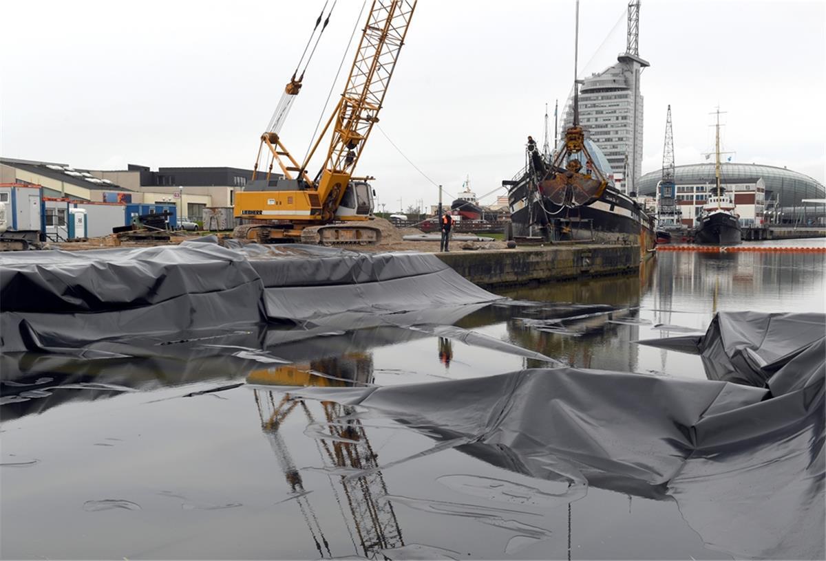 Hiee an der Baltimore Pier soll die „Seute Deern“ zurückgebaut werden.