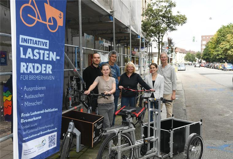 2. „Lastenrad Testival“ zur Europäischen Mobilitätswoche in Bremerhaven Lastenräder