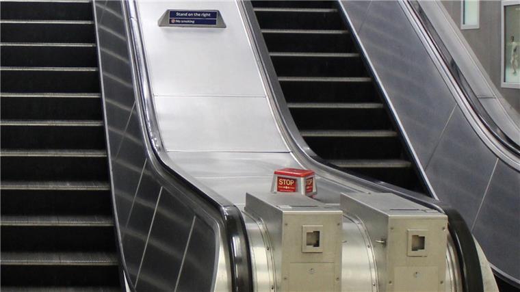 Hier rutschte James Bond: In „Skyfall“ ist diese Rolltreppe Schauplatz eines Stunts von Daniel Craig (Archivbild).