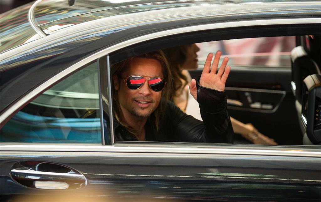 Hier sind sie 2013 in Berlin auf dem Weg zur Premiere des Films &quot;World War Z&quot; zu sehen.