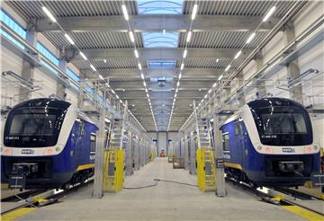 Hier werden Züge flott gemacht: Die Werkstatt der Nordwestbahn am Kampacker in Bremerhaven-Wulsdorf erhält einen Hallenanbau.