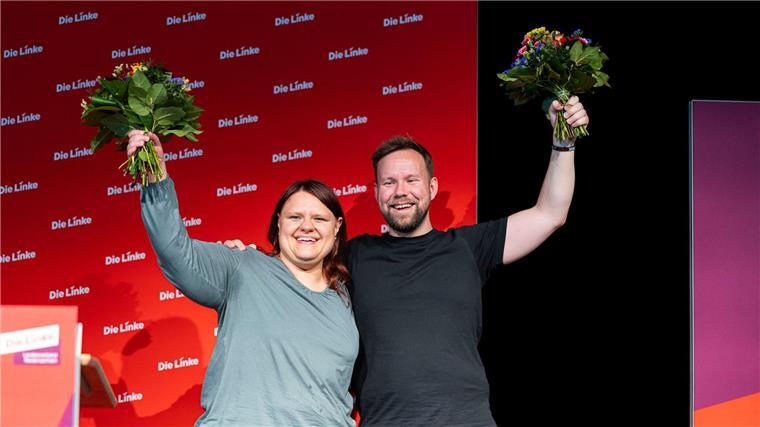 Linke wählt neuen Landesvorstand und will wieder in Landtag Hilke Hochheiden und Thorben Peters sind die neuen Landesvorsitzenden der Linken in Niedersachsen.
