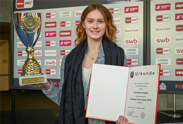 Hip-Hopperin Rike Jürgens war 2019 Bremerhavens Sportlerin des Jahres. Danach fiel die Ehrung wegen der Corona-Pandemie aus.