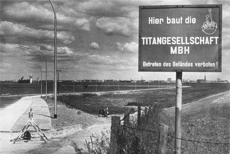 Vor 50 Jahren kam Kronos Titan nach Blexen Historische Aufnahme