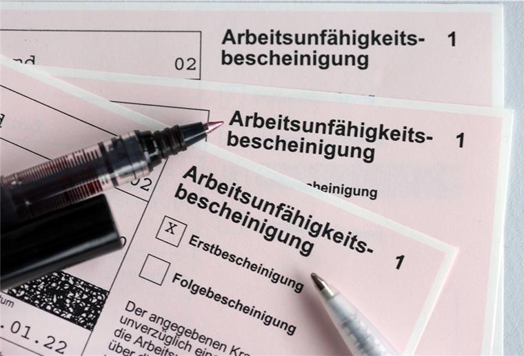 Höchststand bei Fehltagen durch psychische Erkrankungen in 2021.