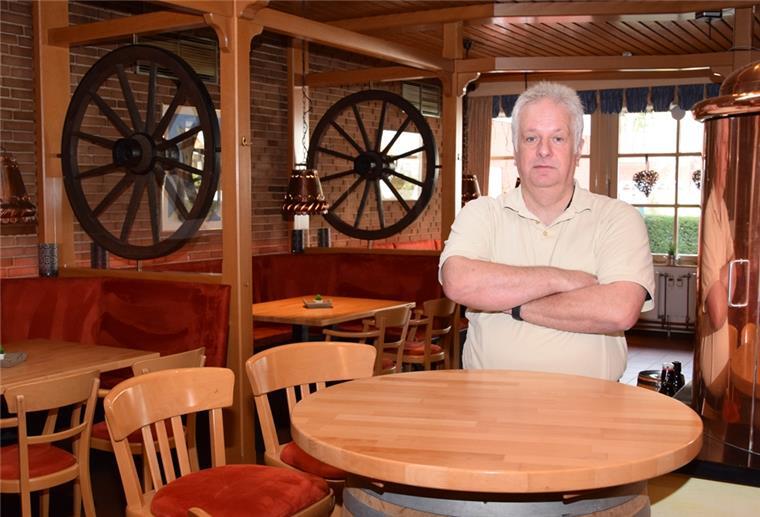 „Leere Töpfe“: Dehoga will in Zeven demonstrieren Holger Gehrmann, Vorsitzender des Dehoga-Kreisverbandes Bremervörde, fordert eine Perspektive für die Branche.