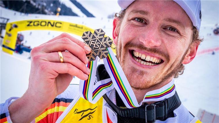 Start in Olympia-Winter: Deutsche Ski-Asse als „Rockstars“? Holte die einzige deutsche Medaille bei der WM in Saalbach: Linus Straßer.