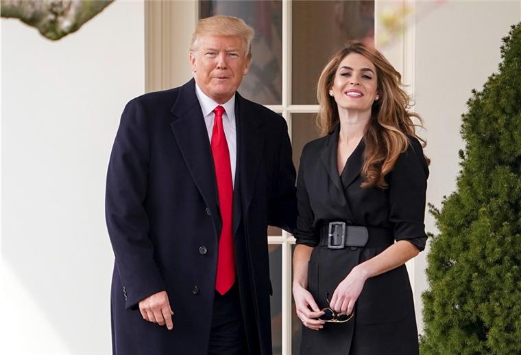Donald Trump und First Lady positiv auf Corona getestet Trump und Hicks.