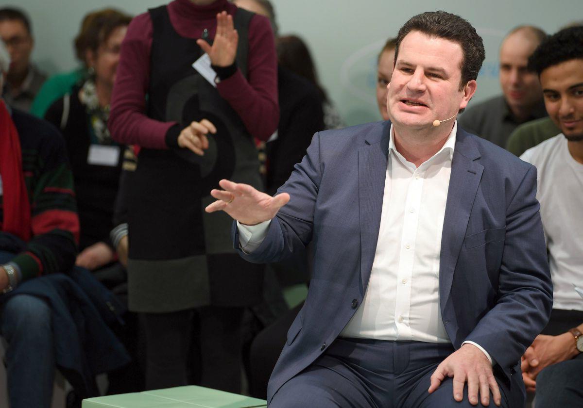 Hubertus Heil (SPD), Bundesminister für Arbeit und Soziales, war zu Gast in Bremerhaven.