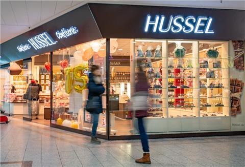 Blick in die Hussel-Filiale.