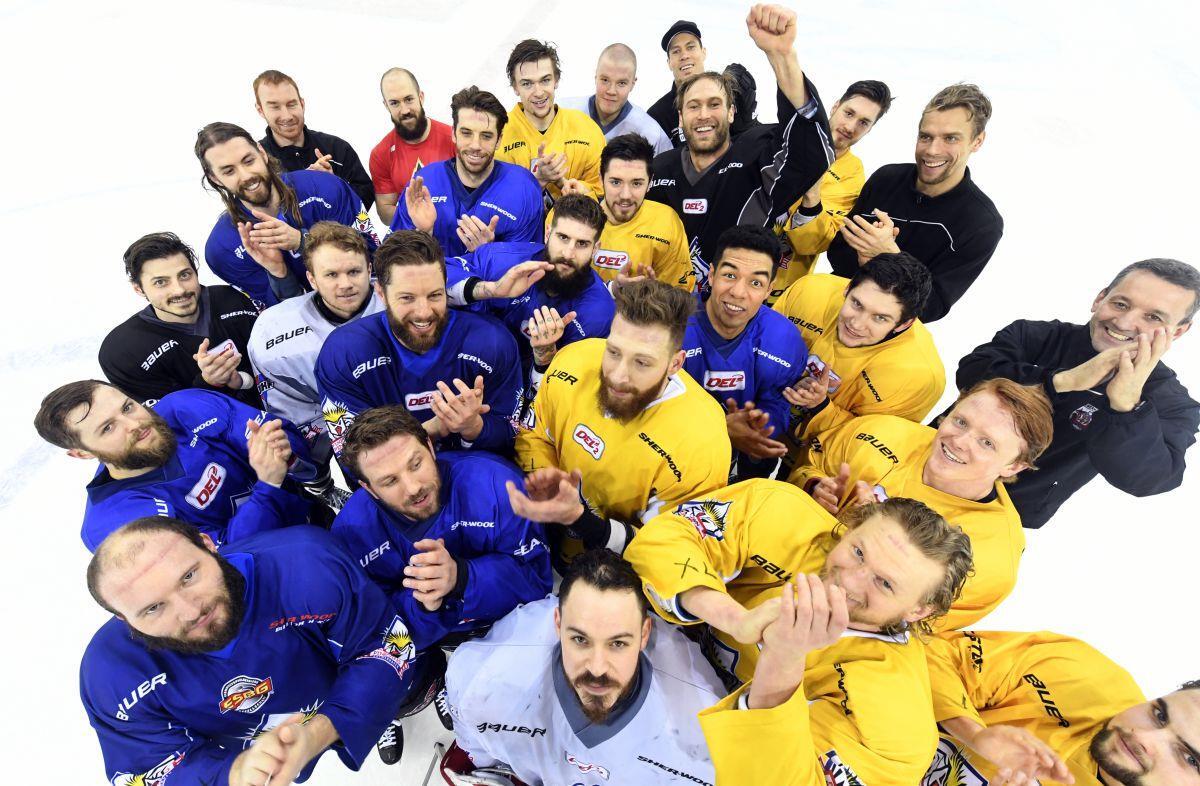 Die erste DEL-Saison in Bildern Hut ab, Jungs! Es war eine tolle erste DEL-Saison
