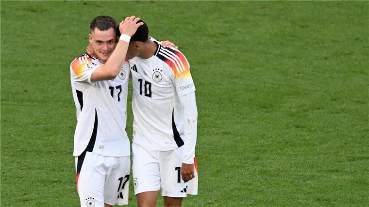 Das EM-Zeugnis der DFB-Spieler: Zukunfts-Trumpf „Wusiala“ Ihnen gehört die Zukunft: Deutschlands Florian Wirtz (l) und Jamal Musiala.