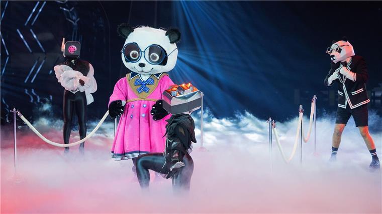 Pokal für den Panda: Sängerin Loi gewinnt „Masked Singer“ Ihrem Pandakostüm gab Loi den Namen Stacy.