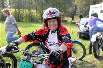 Im Alter von 87 Jahren noch aktiver Trial-Fahrer: Manfred Westermann.