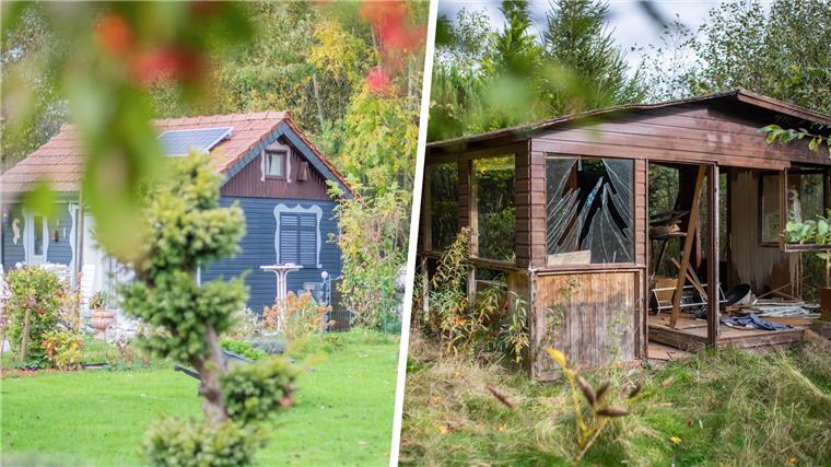 Ackmann-Gelände: Hier malerische Idylle, dort herber Protest (mit Video) Im ehemaligen Kleingartengebiet Ackmann stehen schöne Gartenhäuser mit gepflegten Gärten direkt neben heruntergekommenen Buden.