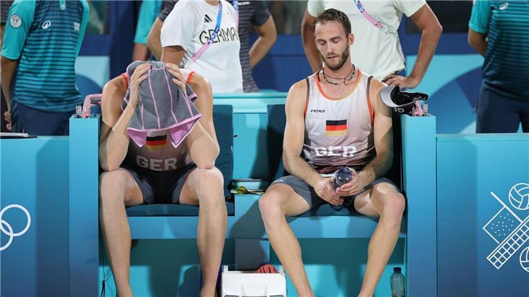 Silber-Freude wächst bei Beach-Duo: LA als neues Ziel Im Finale ohne Chance: Ehlers und Wickler.