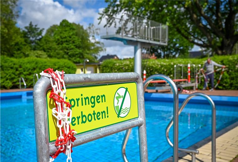 Im Freibad Grünhofe beginnt am heutigen Montag die Sommersaison 2020.