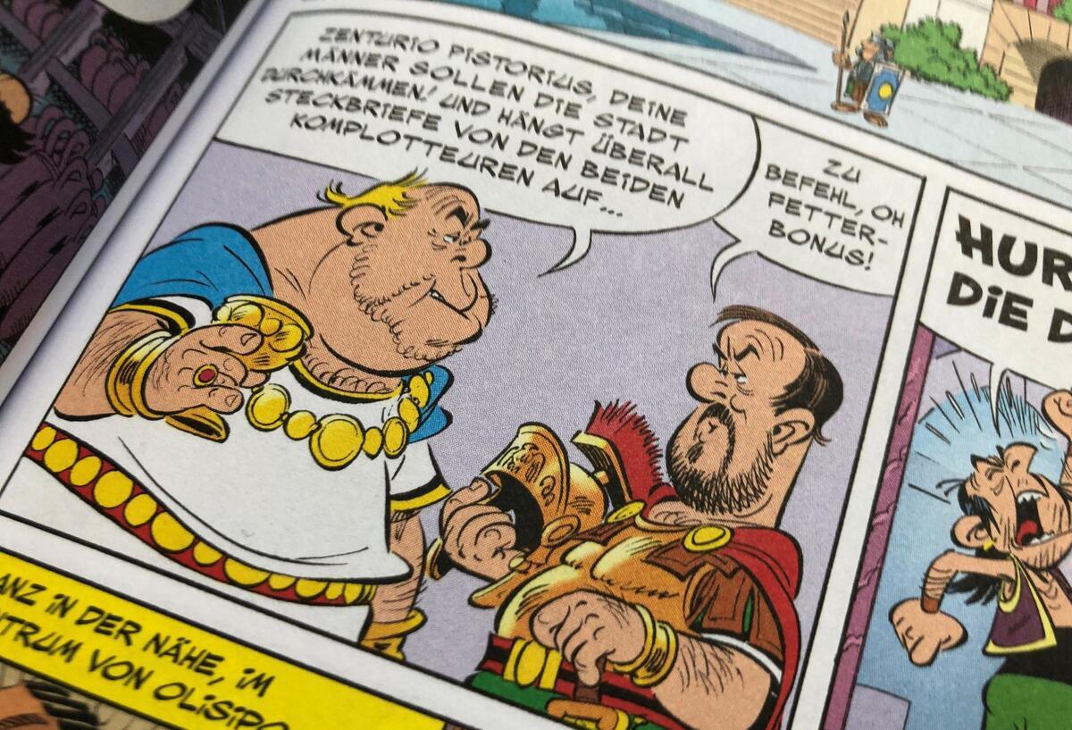 Im gerade erschienenen Band „Asterix in Lusitanien“ gibt es eine Figur namens Pistorius.