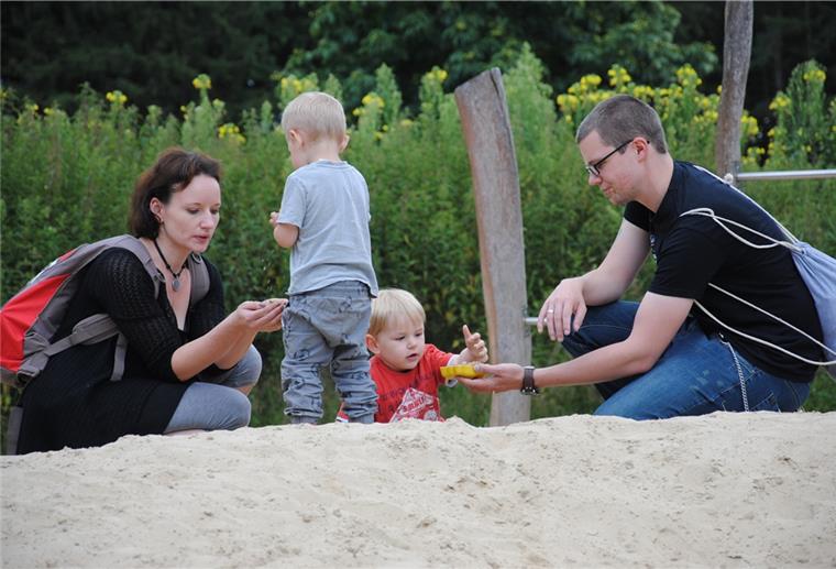 Spielen und staunen in der Natur Im Landpark Lauenbrück können Familien mit Kindern die Seele baumeln lassen.