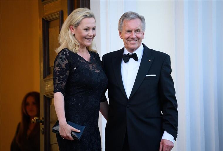 Im Mai 2024 waren die Wulffs noch gemeinsam bei einem Staatsbankett zu Ehren des französischen Präsidenten Emmanuel Macron im Schloss Bellevue. (Archivbild)