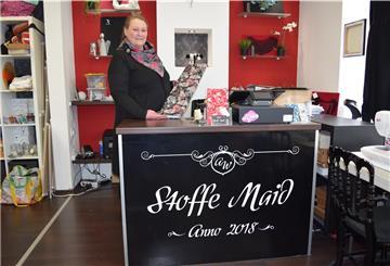 Im Nähgeschäft Stoffe Maid macht Anja Weber erfahrbar, was es heißt, einen individuellen Lebensstil zu pflegen.
