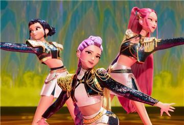 Im Netflix-Hit „KPop Demon Hunters“ geht es um die Band Huntrix - hier von links nach rechts: Zoey, Rumi und Mira.