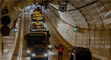 Im Wesertunnel werden in der kommenden Woche von 22 bis 5 Uhr wieder Wartungsarbeiten vorgenommen.