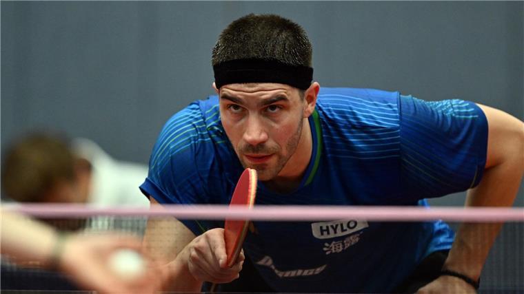 4:3 nach 0:3: Tischtennis-Profi Franziska im WM-Achtelfinale Im WM-Achtelfinale: Der deutsche Tischtennis-Profi Patrick Franziska.