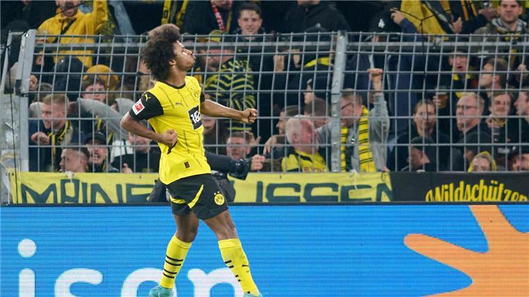 Adeyemi überstrahlt Guirassy-Debüt: BVB stürzt Heidenheim Immer wieder Adeyemi: Der BVB-Angreifer schoss schon bei der U21 Tore wie am Fließband.
