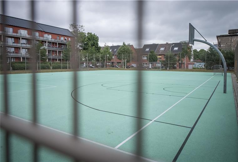 Lehe: Sportplatz bringt Nachbarn auf die Palme Immer wieder landen Bälle vom Sportplatz in den Gärten der Anwohner.